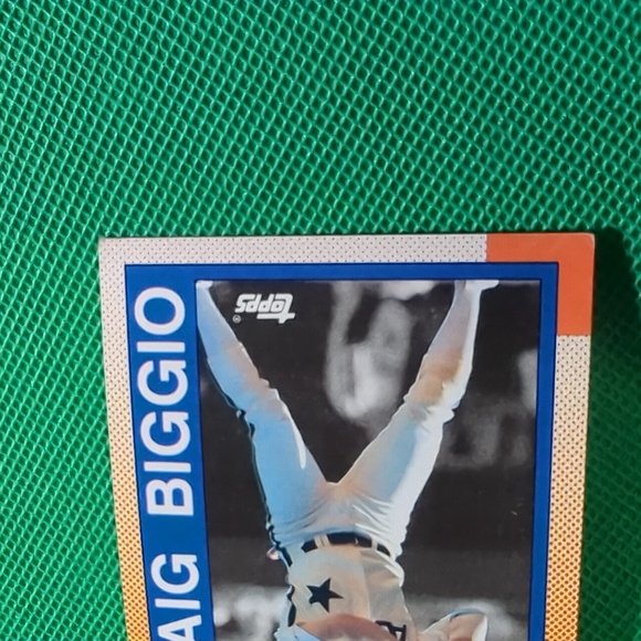 🩸Vintage All Star Topps Craig Biggio 1990 Card #404 National League - Picture 4 of 11